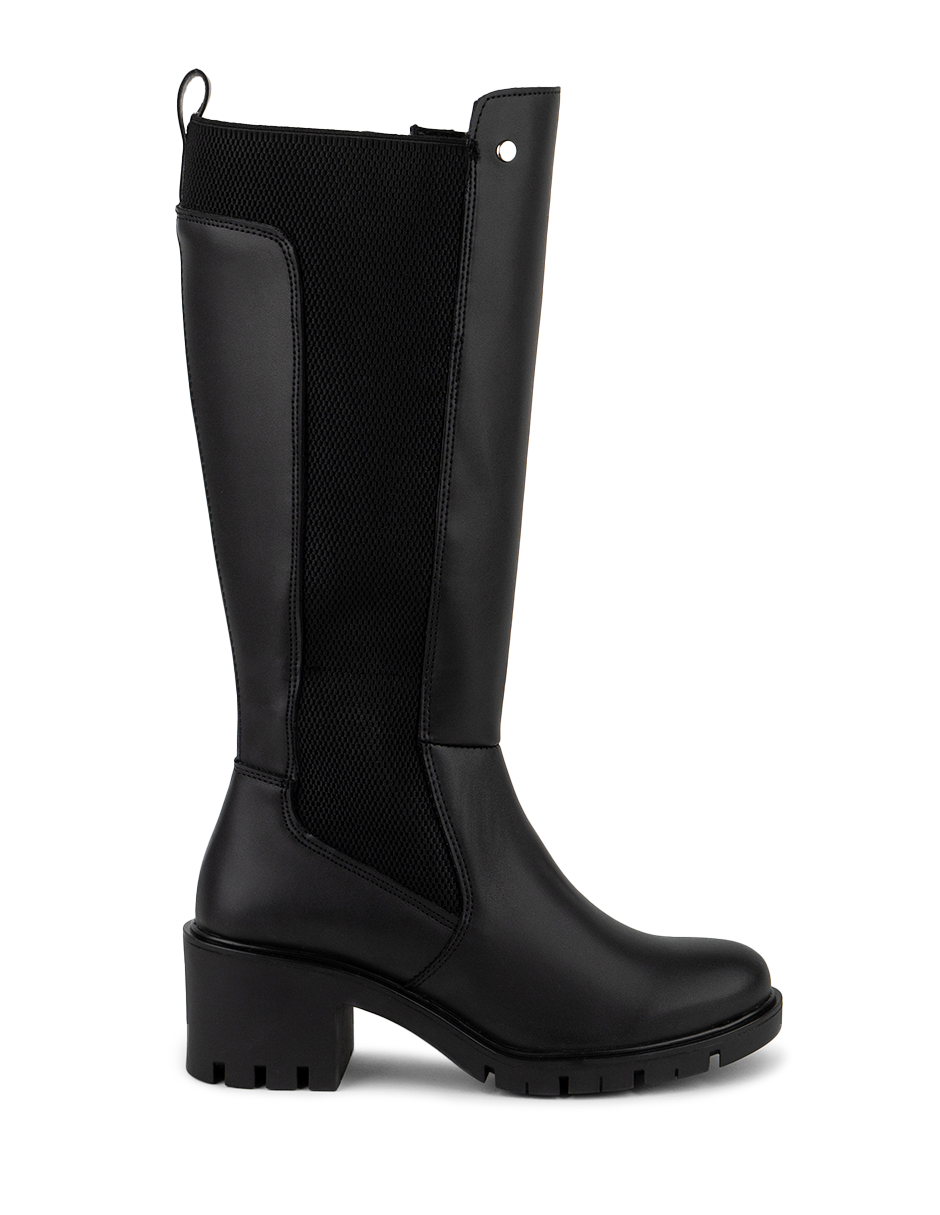 Bota alta negra para mujer Charlotte Black - vista principal