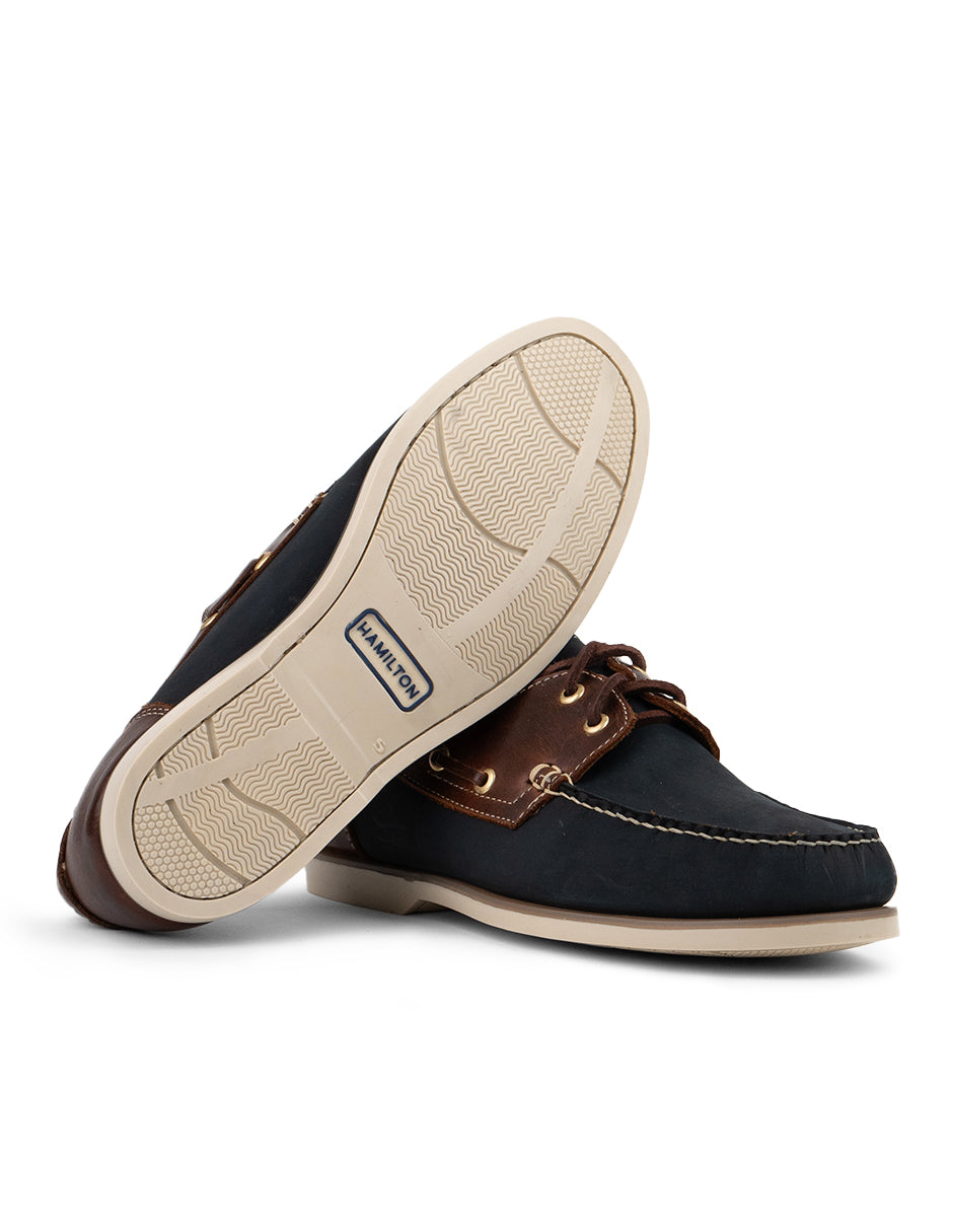 Costa Navy & Brown