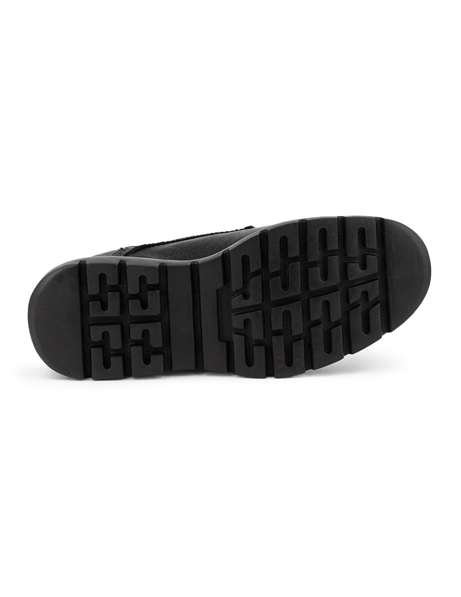 Zapato derby negro para hombre Alonzo Black - vista adicional
