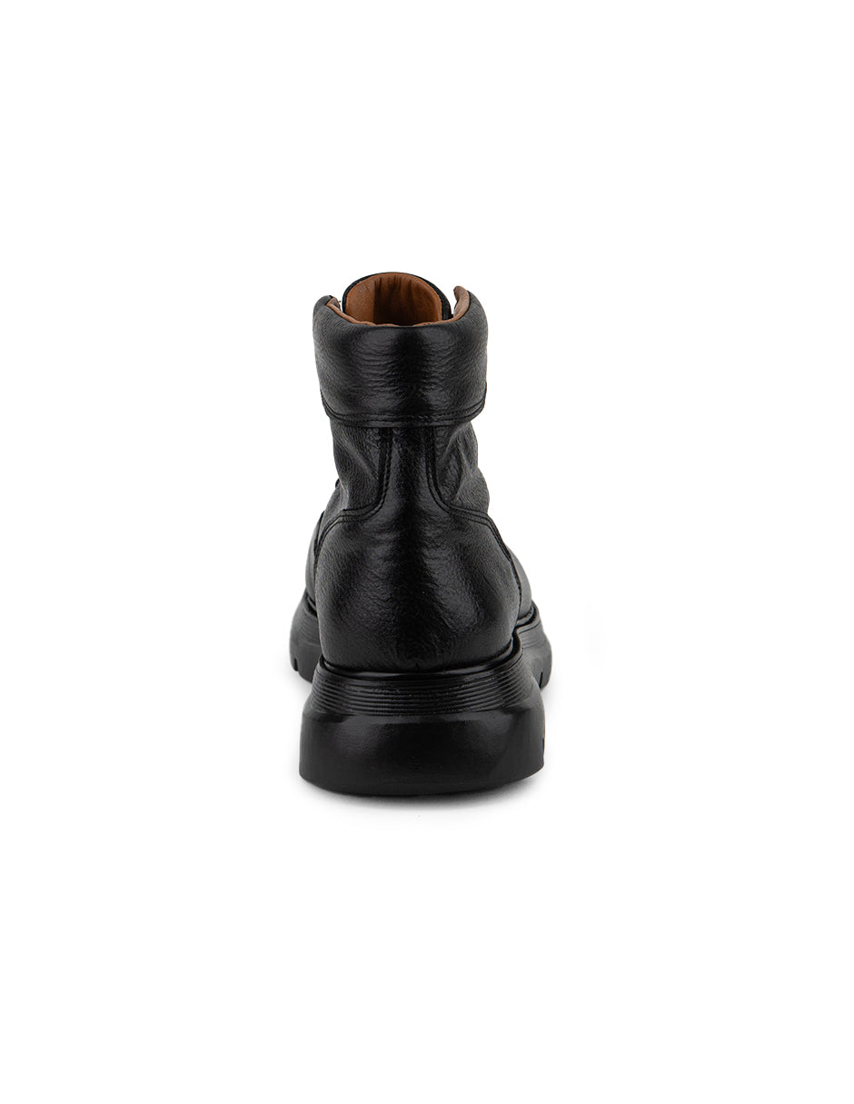 Bota combat negra para hombre Boston Black - detalle interior