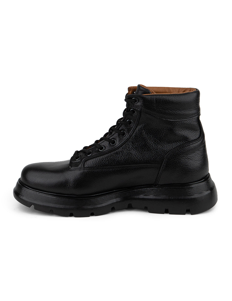 Bota combat negra para hombre Boston Black - detalle de suela